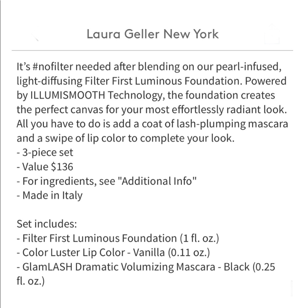 LAURA GELLER Fundamentals 3-Pc Make-up Collection - Picture 3 of 6